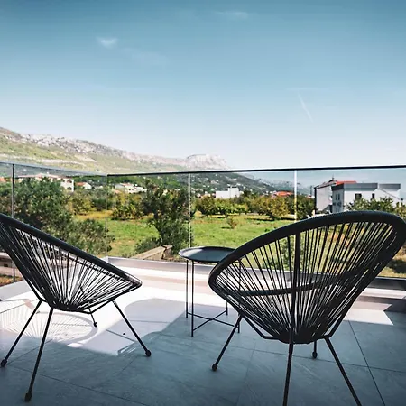 Modern Sea View Villa, Private Pool, Whirlpool, Calm & Near וילה Kaštela